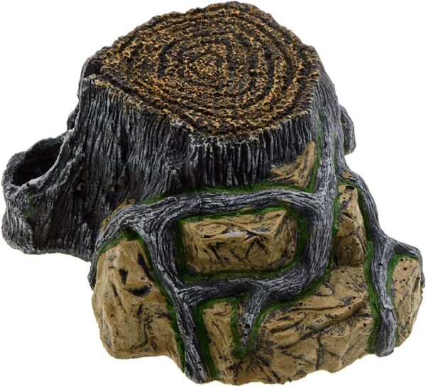 Uotyle Reptile Hideout Large Reptile Rock Hide Cave Aquarium Turtle Habitat Shelter for Gecko Lizards Tortoise Fish - Image 5