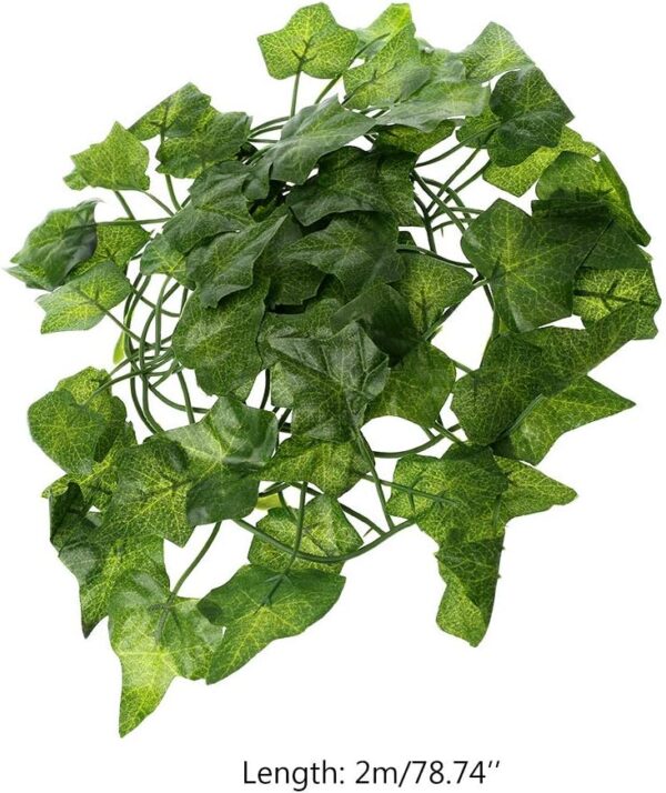 Reptile Plants Climber Vines Flexible Leaves Terrarium Jungle Habitat Decor for Snake bearded dragon accessories driftwood reptile supplies reptile heating pad reptile tank terrarium fake - Image 4