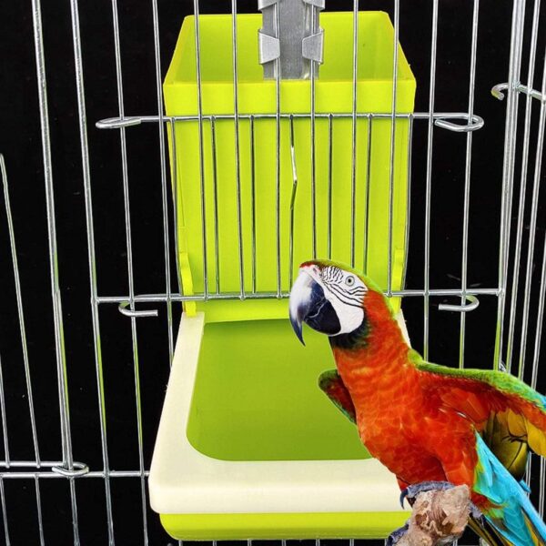 Birds Food Bowl Food Dispenser for Cage Canary Parakeet Pet Bird Cage Food Feeder for Cage Feeding Device - Image 4