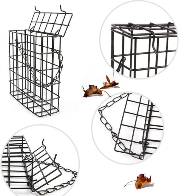 Hanging Feeder For Wild Bird Feeder Basket For Budgies Garden Parakeets Wild Bird Feeding Food Dispenser Storage - Image 9