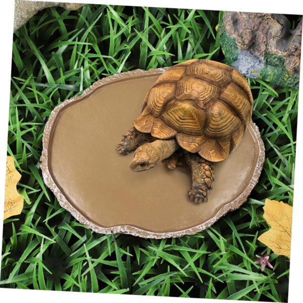 Yardwe 2pcs Climbing Pet Food Box Reptile Food Basins Pet Feeding Bowls Pet Feeding Dishes Water Holders Lizard Supplies Reptile Water Dish Resin Pet Food Basin Tortoise Food Bowls - Image 3