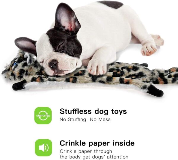 Newthinking No Stuffing Dog Toys, 6 Pack Squeaky Dog Toys Indestructible, Soft Plush Dog Toys for Small Medium Large Dogs - Image 4