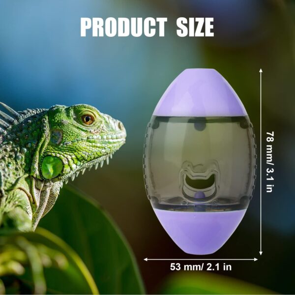 Bearded Dragon Toy, Reptile Toys Lizard Enrichment Toys Bearded Dragon Feeding Toys Reptile Enrichment toy For Lizards Bearded Dragons Geckos Small Reptiles (Purple) - Image 2