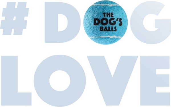 The Little Dog's Balls, Dog Tennis Balls, 6-Pack Small Blue Dog Toy, Strong Dog & Puppy Tennis Ball - Image 9