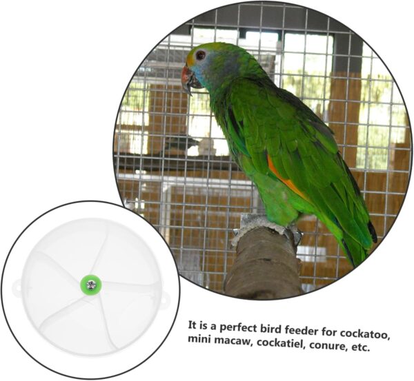 1pc Compartment Food Box Bird Toys African Grey Foraging Toys Brain Toy Bird Foraging Toys Parrot Foraging Feeder Parrot Foraging Container Parrot Foraging Ball White Acrylic BELLIFFY - Image 8