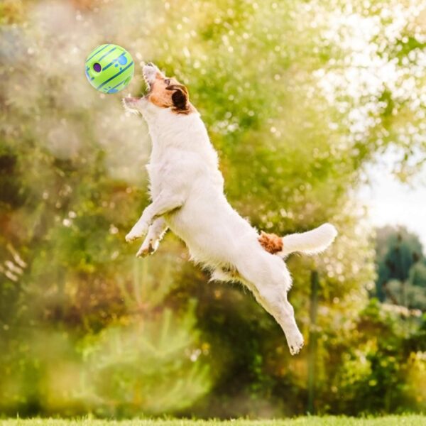 Besimple Giggle Ball Interactive Dog Toy, Fun Giggle Sounds Ball Puppies Training Playing Safe Funny Sound Talking Babble Ball for Small Medium Large Pet Dogs - Image 7