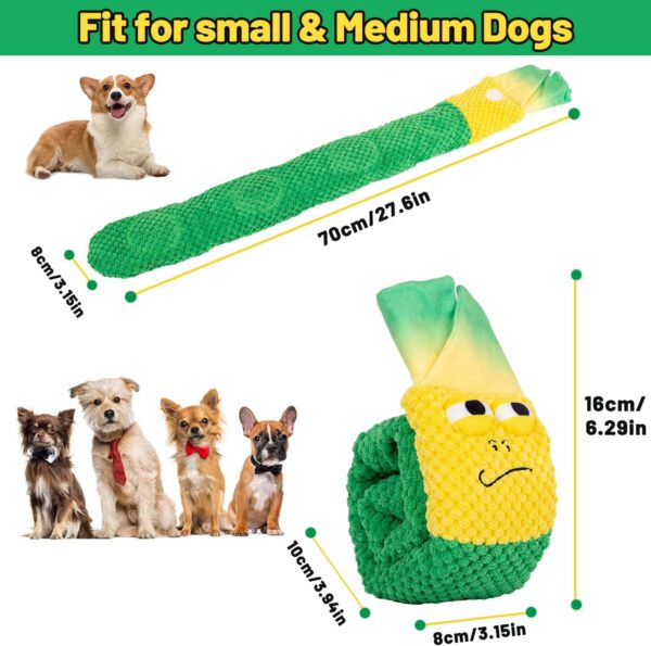 Nestling Dog Toys for Boredom, Squeaky Dog Interactive Play Toy for Small and Medium Dogs with Crinkle Paper, Soft Safe Endurable Attractive Interesting for Training and Anxiety Relief - Image 2