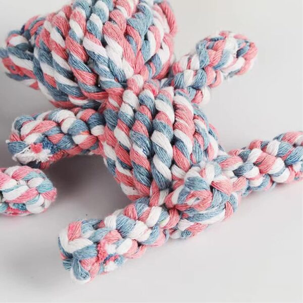 HESUILONG Dog Toys Puppy Teething Chew Toys,Pet Toys,Dog Chew Toys Cat Chew Toy,Safe Braided Dog Rope Toys Healthy Handmade Gift - Image 5