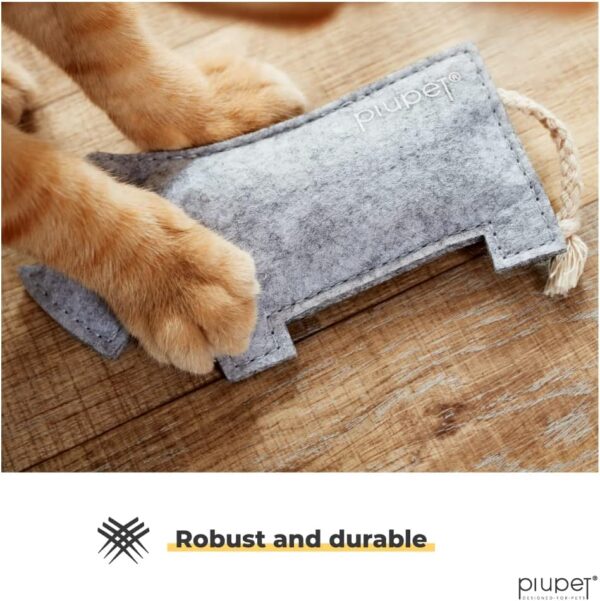 PiuPet® Cat toy with catnip I Set of 4 I Stylish Cat toys for indoor cats I Catnip toys for cats I Cat toys for indoor cats adult - Image 5