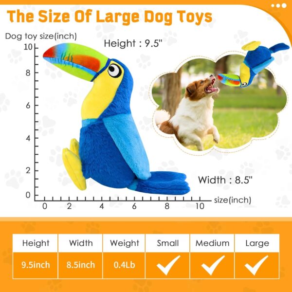 WOWBALA Plush Squeaky Dog Toys: Interactive Dog Toys - Tough Dog Toys for Large Dogs - Excellent Dog Toys for Small, Medium, Large Dogs - Image 5