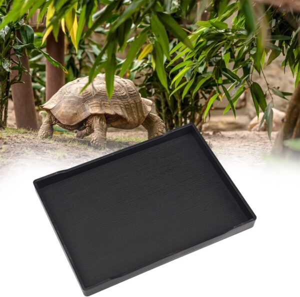 HIXNUG Reptile Bowl Square Water Food Dish Large Animal Pet Supplies for Bathing Feeding Feeding Pet Supplies (Large) - Image 4