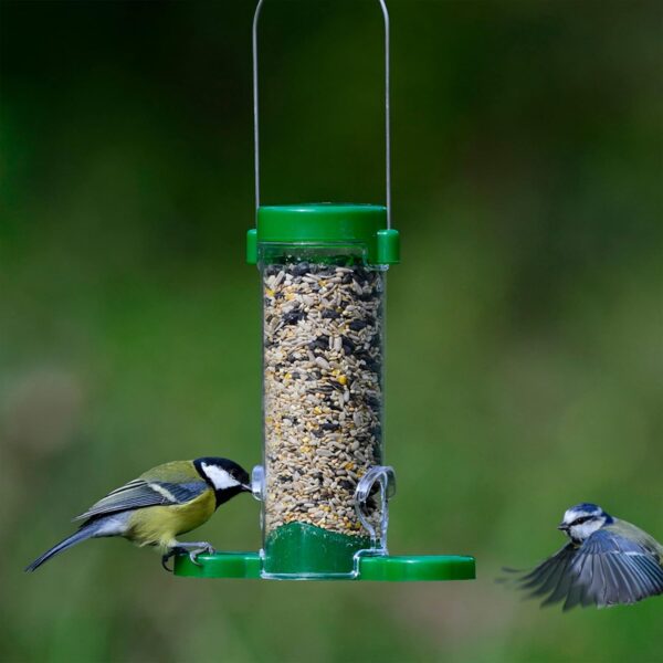 Bird Feeders Hanging Garden Bird Feeder - Jacobi Jayne® Get Set Go™ Hanging Seed Feeder For Wild And Garden Birds - Easy Clean Birdfeeder Perfect For Seed Blends And Bird Table Mixes - Image 4