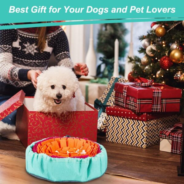 Vivifying Snuffle Mat for Dogs, Washable Dog Snuffle Mat, Interactive Dog Toys for Boredom, Game Toy Encourages Natural Foraging Skills and Slow Eating - Image 6