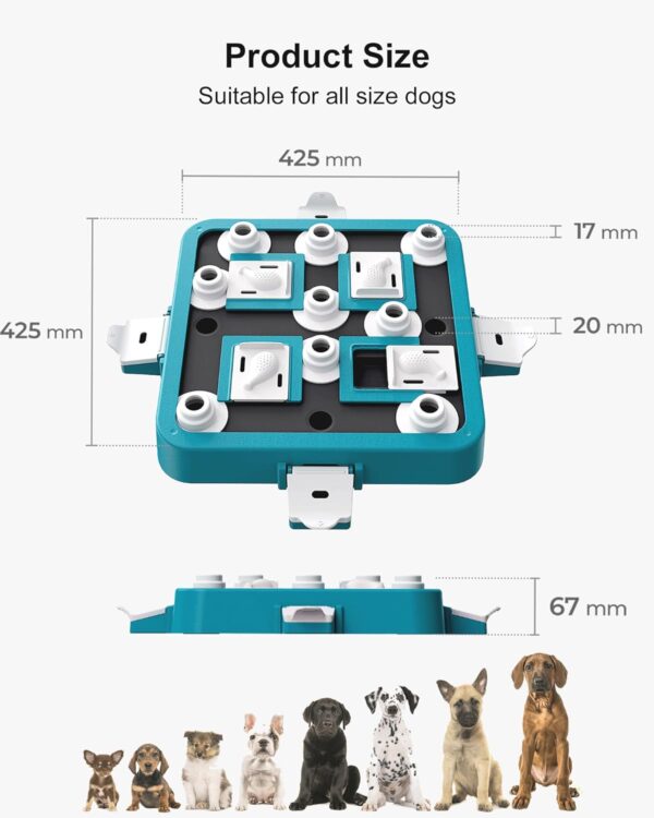 LACCEN Dog Puzzle Toys, Level 3 in 1 Interactive Dog Toys for Boredom, Funny Feeding Toy for IQ Training Brain Stimulating, Treat Dispenser Dog Toy for Large Medium Small Dogs - Image 6
