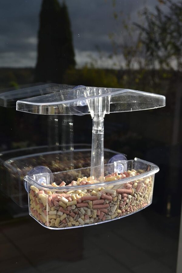 Supa Wild Bird Window Feeder | Enjoy Close Up Observation of Garden Birds, Comes Complete With 3 Heavy Duty Suction Cups. - Image 2