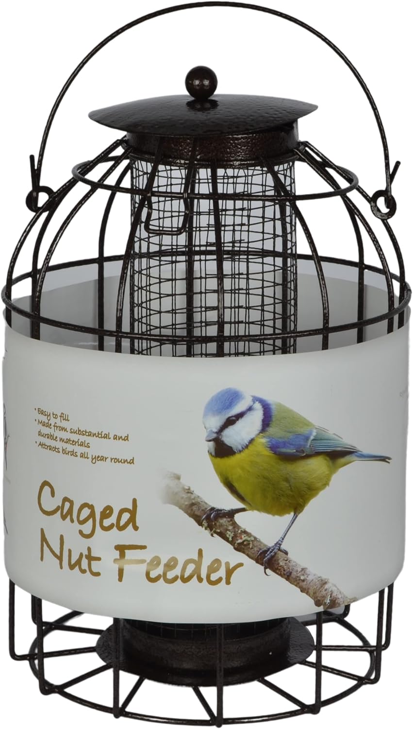 Green Jem Dome Caged Peanut Wild Bird Feeder, Designed To Deter Squirrels And Also Larger Garden Birds Such As Pigeons And Doves. - Image 2