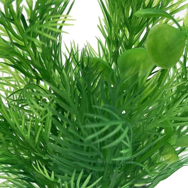 Mascot Pets 10cm Green Plastic Artificial Plant Wild Bush Reeds for Aquarium Fish Tank Aquatic Greenery Décor Decoration Water Grass Plants Hide - Image 4