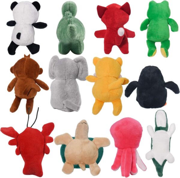 LEGEND SANDY Squeaky Dog Toys for Puppy Small Medium Dogs, Stuffed Samll Dog Toys Bulk with 12 Plush Pet Dog Toy Set, Cute Safe Dog Chew Toys Pack for Puppies Teething Visit the Store - Image 9