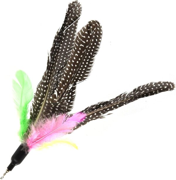 onebarleycorn Cat Toys Feather Refills for Cat Wand Toys Interactive include Replacement Feathers - Image 7