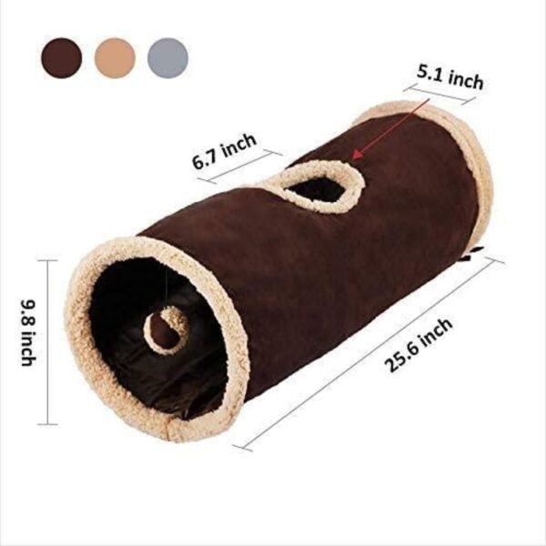 ALL FOR PAWS Lambswool Find Me Cat Tunnel - Image 2