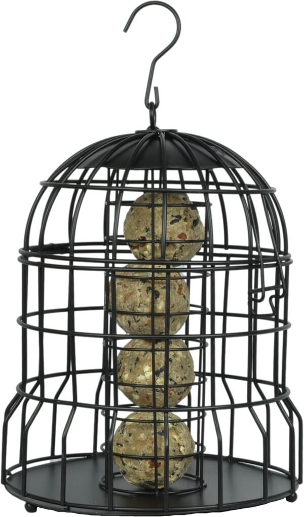 Supa Premium Wild Bird Cage Fat Ball Feeder, Deters Squirrels and Larger Birds Such As Doves & Pigeons - Image 3