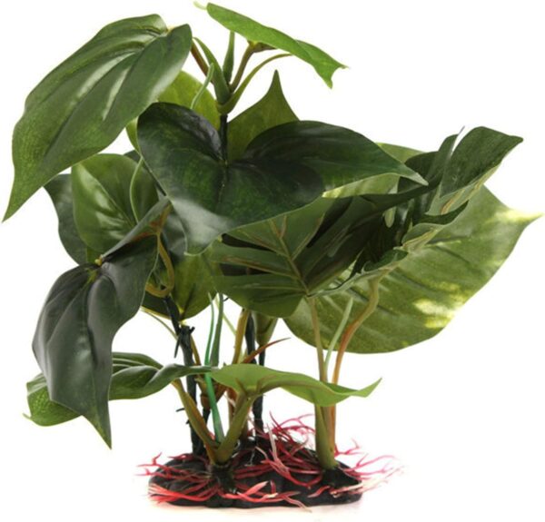 Gearmax® 24cm Artificial Fish Tank Aquarium Plant Real Look FishTank Plastic Water Plant / Grass Decoration / Ornament Green Leaves - Image 2