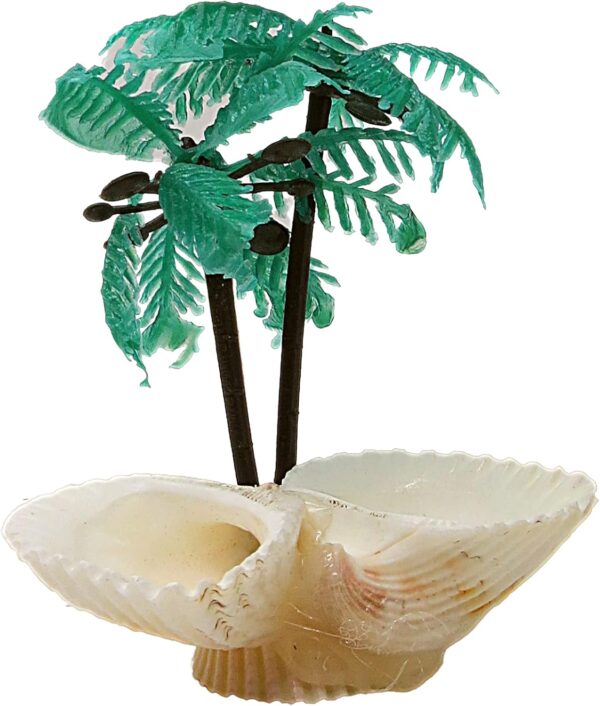 All in One Starter Kit Hermit Crab Habitat Supplies, DIY Terrarium Pack with Plastic Cage, Gravel, Scooper, Sponges, and Palm Tree Feeder for Crabs and Reptiles, 5 Pieces - Image 6