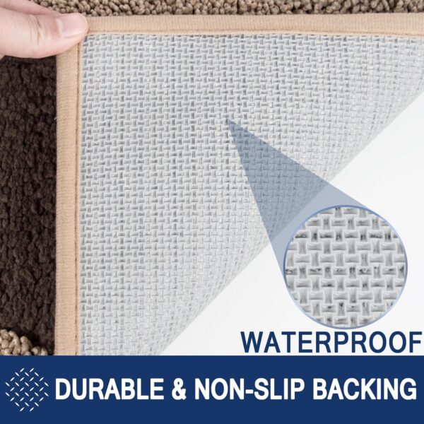 FCSDETAIL Dirt Trapper Indoor Door Mat 84 x 150 cm, Washable Entrance Rug, Absorbent Dog Doormat for Muddy Paws, Inside Mat for front door, Entryway, Pets - Image 5