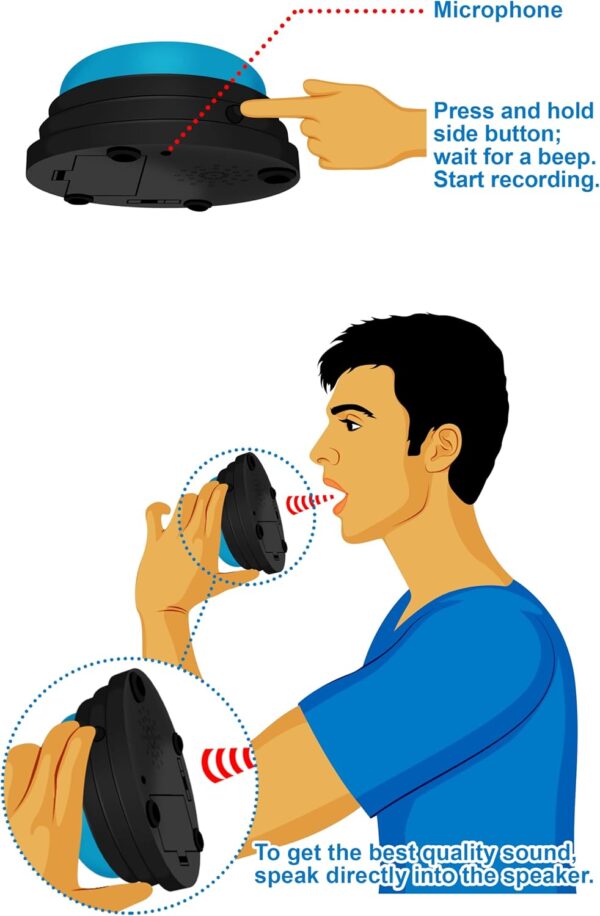 Talking Paws - Recordable Training Buttons for Dogs, Puppy & Pets. Free Stickers. Train Your Dog Easily To Press Buzzers And Voice What They Want To Do. The Perfect Present For Your Pet. - Image 6
