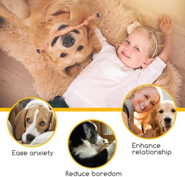 LONENESSL 12 Pcs Dog Rope Toys Set, Durable Dog Rope Toys for Small Pets Dogs, Puppy Toys Set Dog Chew Toys for Interactive, Teething Training, Relieve Boredom and Stress for Small Medium Dogs - Image 5