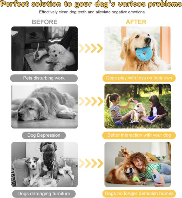 10 Pack Puppy Toys,Dog Squeaky Toys,Small Dog Interactive Teething Plush Soft Chew Toy,Fruit Vegetable Animals Interacting Pet Teddy Toy, Dog Companion Puppy Accessories for Puppies Small Medium Dogs - Image 4
