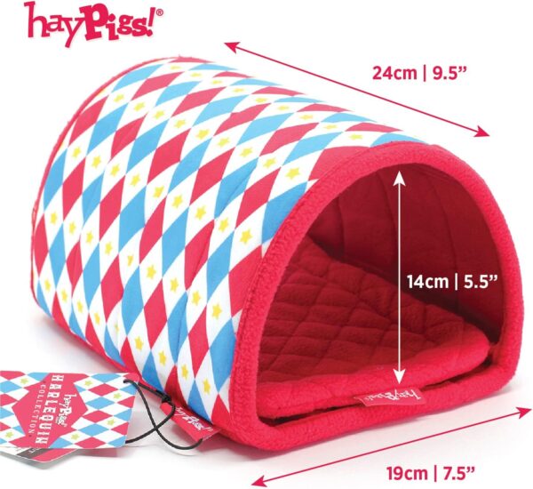 HAYPIGS Guinea Pig Tunnel and Hides - Guinea Pig Tube and Hidey Hut - Guinea Pig Toys for Cage - Small Animal Accessories Tunnels and Tubes - Image 3