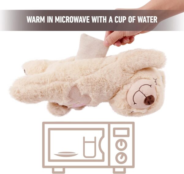 pet prime Snuggle Bear - Pet Plush Toy Heartbeat Plush Bear Kitty Toy Dog Comfort Toy - Image 6