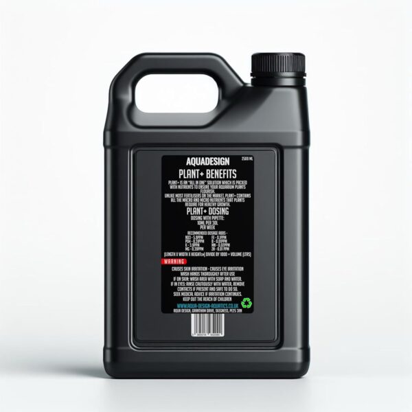 AquaDesign PLANT+ 2500ML Aquarium Plant "all in one" Complete Liquid Fertiliser - Image 3