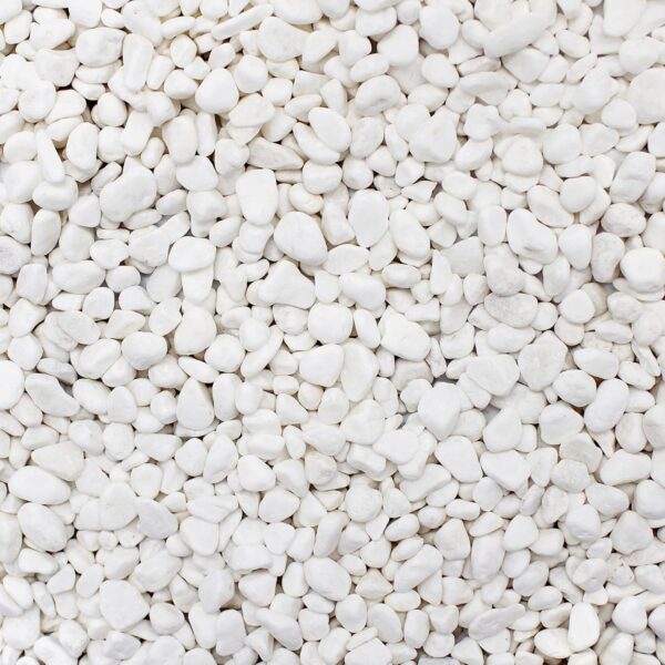 Aleker White Decorative Natural Pebbles, 1.2cm/0.47 inch Mini Assorted Pebble Stones,Mixed River Gravel for Vase Filler, Plant Pots, Landscaping, Aquariums, Home and Garden - Image 4