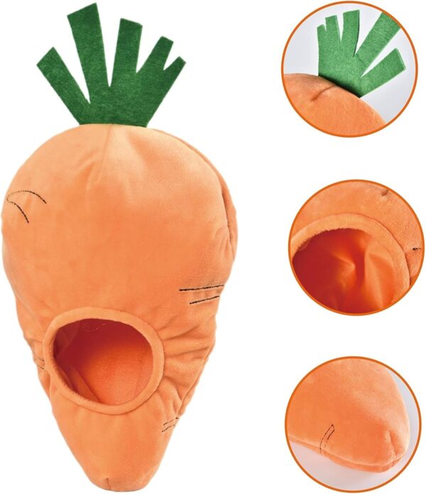 Amazon Basics Rabbit and Carrot Puppy/Dog Toys for Hide and Seek with Soft Plush, 5 Count (Pack of 1) Orange and White - Image 4