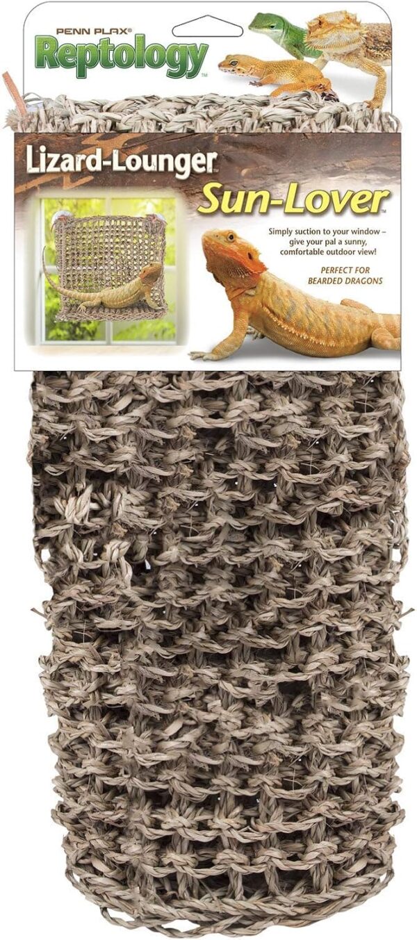 Penn-Plax Sun Lover Lizard Lounger Terrarium Hammock Anoles, Bearded Dragons, Lizards, Iguanas More, 270 g - Image 2