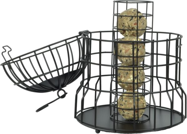 Supa Premium Wild Bird Cage Fat Ball Feeder, Deters Squirrels and Larger Birds Such As Doves & Pigeons - Image 4