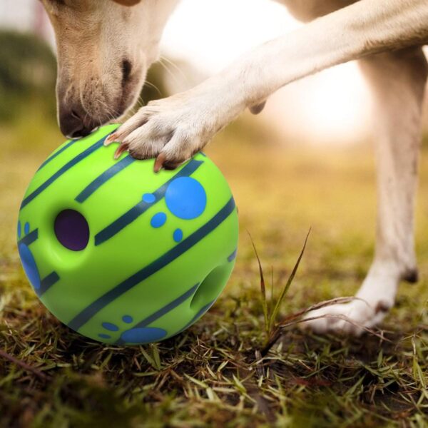 Besimple Giggle Ball Interactive Dog Toy, Fun Giggle Sounds Ball Puppies Training Playing Safe Funny Sound Talking Babble Ball for Small Medium Large Pet Dogs - Image 6