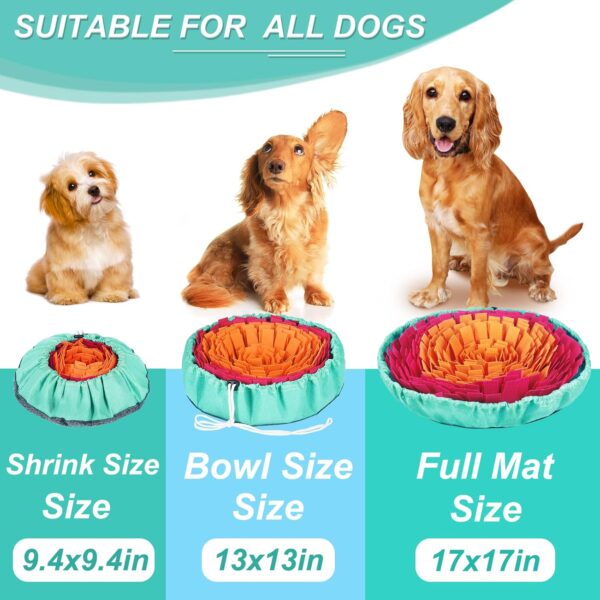 Vivifying Snuffle Mat for Dogs, Washable Dog Snuffle Mat, Interactive Dog Toys for Boredom, Game Toy Encourages Natural Foraging Skills and Slow Eating - Image 2