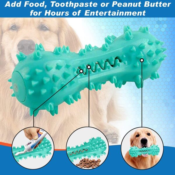 Toothbrush Dog Chew Toy, Stick Bone for Dog Teeth Cleaning, Tooth Brushing, Teething Chew Toys, Dental Oral Care for Small, Medium and Large Dogs(Blue) - Image 5