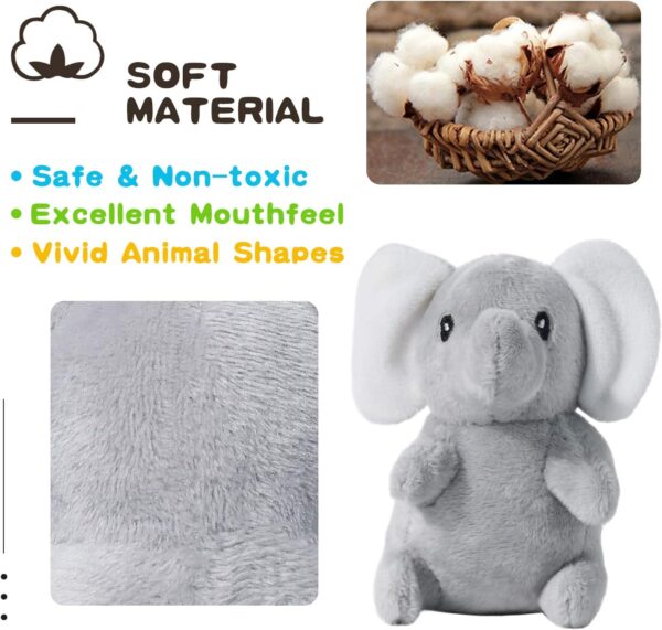 LEGEND SANDY Squeaky Dog Toys for Puppy Small Medium Dogs, Stuffed Samll Dog Toys Bulk with 12 Plush Pet Dog Toy Set, Cute Safe Dog Chew Toys Pack for Puppies Teething Visit the Store - Image 4