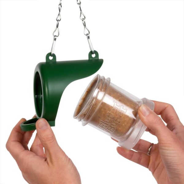 Flutter Butter Starter Pack with 2 Flutter Butter Refills - Peanut Butter for Birds Wild Bird Food - Small Bird Feeder Helps Attract More Birds to Your Garden - Flutter Butter Feeder for EcoRefills - Image 4