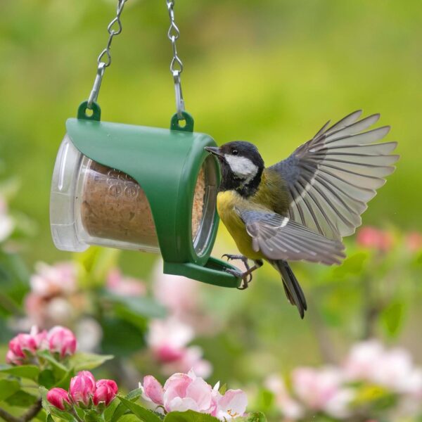 Flutter Butter Starter Pack with 2 Flutter Butter Refills - Peanut Butter for Birds Wild Bird Food - Small Bird Feeder Helps Attract More Birds to Your Garden - Flutter Butter Feeder for EcoRefills - Image 8