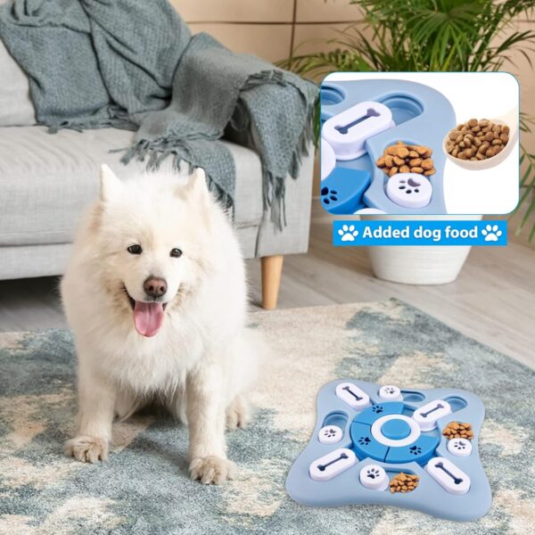 Leipple Dog Puzzle Toys,Dog Puzzle Slow Feeder Toy for Large Medium Small Dogs, Interactive Dog Toys for Improve Dog's IQ and Brain Stimulation.Dog Treat Dispenser with Squeaky and Non-Slip Design - Image 6
