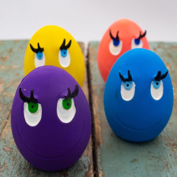Mushroom & Co OVO the Egg Original (set of 4 eggs), catch and fetch toy, ideal for mini and small dogs - Image 8