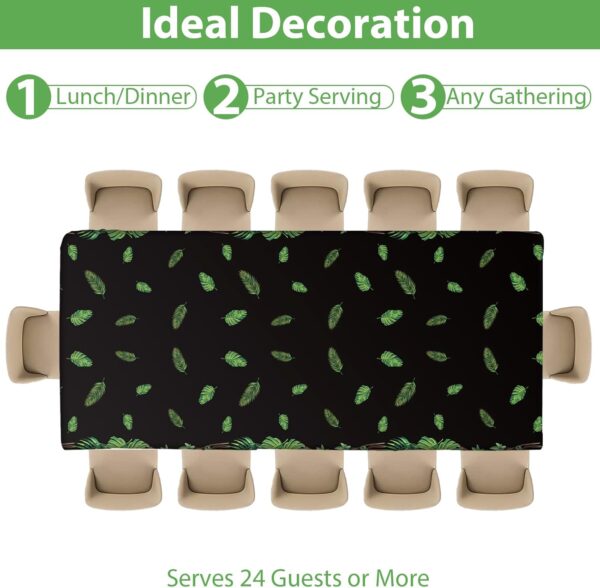 Reptile Snake Birthday Party Supplies Favors Serves 24 Lizard Party Paper Plates Napkins Set Jungle Swamp Snake Tablecloth Tableware Kit for Baby Shower Decorations Kids Boys Girls - Image 4