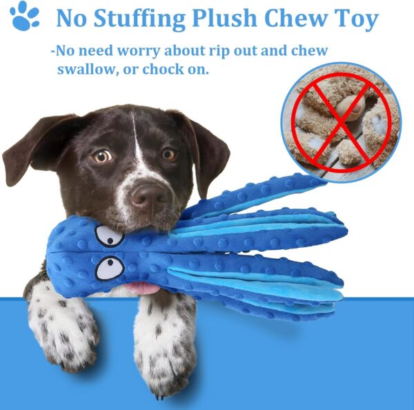 Kapetgo 8 Pack Luxury Puppy Toys for Teething Small Dogs,Squeaky Plush Dog Rope Toys Set, Puppy Chew Toys with Cute Squeaky Dog Toys, Ball and More Rope Dog Chew Toys, for Dogs - Image 5