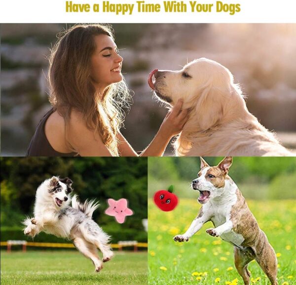 UHAPEER Plush Vocal Dog toy-16 Pcs Durable Pet Puppy Chew Toy Set for Small Medium Large Dogs - Image 3