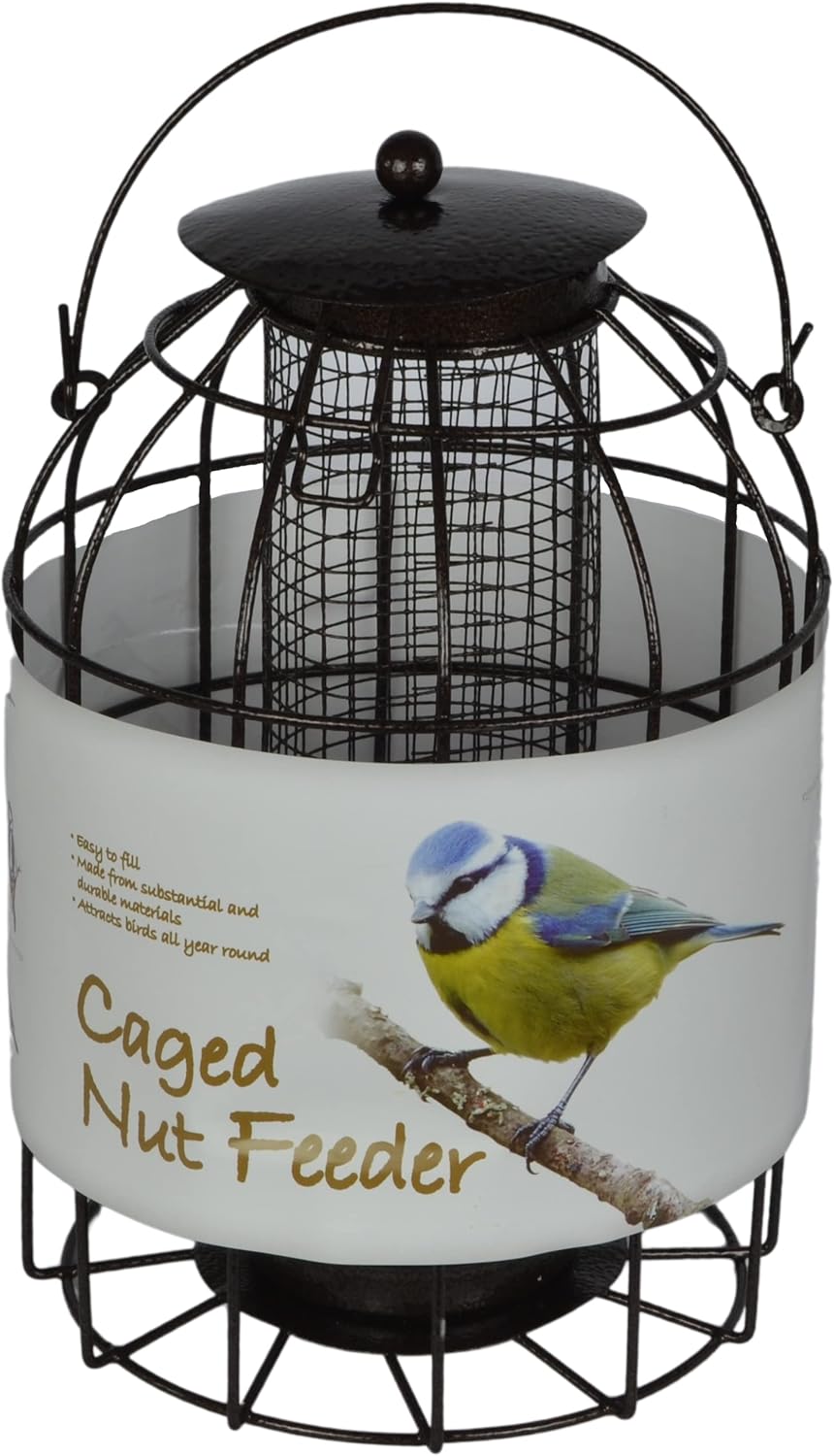 Green Jem Dome Caged Peanut Wild Bird Feeder, Designed To Deter Squirrels And Also Larger Garden Birds Such As Pigeons And Doves. - Image 3